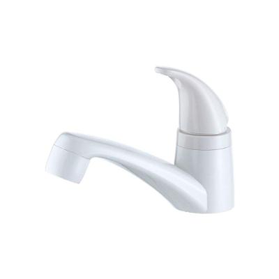 Torneira Plástica Lorenzetti Pratti 1194 F56 De Bancada Com Bica Baixa Branca