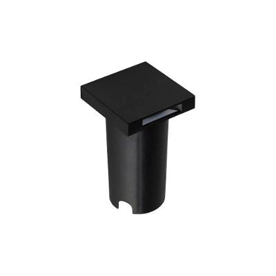 Embutido De Solo Led Nordecor Eran 0,5w Bivolt Preto 3000k Luz Amarela
