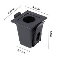 Spot De Embutir Nordecor Powerus Led 2w Bivolt Preto 3000k Luz Amarela - 3