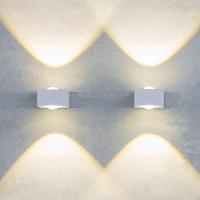 Arandela Nordecor Foluí 6w Led Bivolt Branco 3000k Luz Amarela - 2