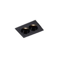Spot De Embutir Nordecor Powerus Led 4w Bivolt Preto 3000k Luz Amarela - 1