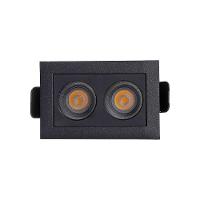 Spot De Embutir Nordecor Powerus Led 4w Bivolt Preto 3000k Luz Amarela - 5