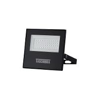 Refletor Taschibra Tr Led Slim 50w Preto Bivolt 3000k Luz Amarela - 1
