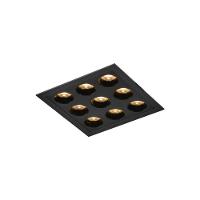 Spot De Embutir Nordecor Powerus Led 18w Bivolt Preto 3000k Luz Amarela - 1