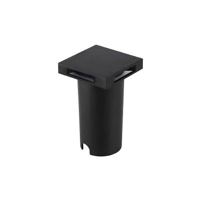 Embutido De Solo Led Nordecor Eran 2w Bivolt Preto 3000k Luz Amarela