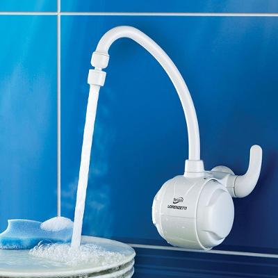 Torneira Elétrica Lorenzetti Versátil De Parede Branca 220v