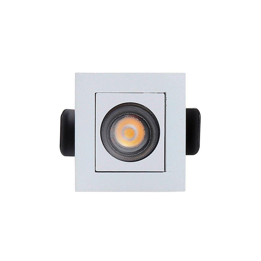 Spot De Embutir Nordecor Powerus Led 2w Bivolt 3000k Luz Amarela - 3
