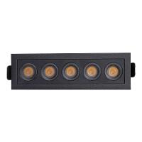 Spot De Embutir Nordecor Powerus Led 10w Bivolt Preto 3000k Luz Amarela - 2