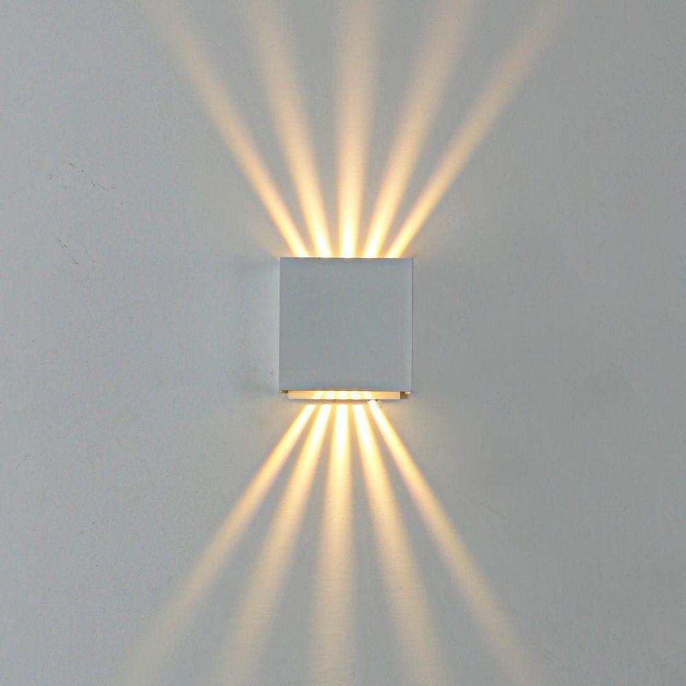 Arandela Nordecor Moniu 10w Led Bivolt Branco 3000k Luz Amarela - 2