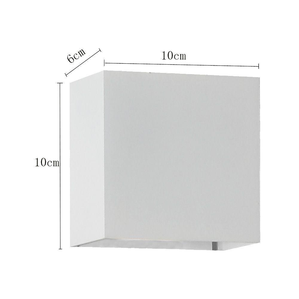 Arandela Nordecor Moniu 10w Led Bivolt Branco 3000k Luz Amarela - 3