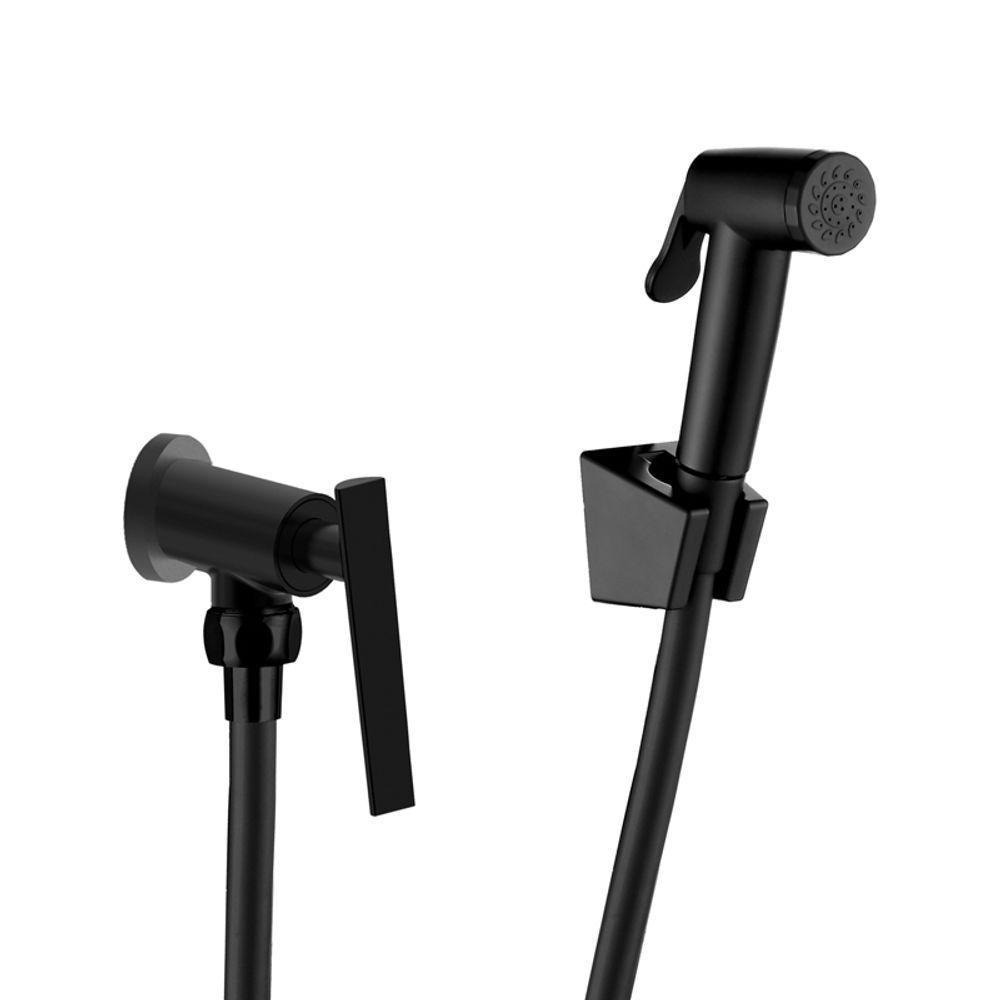 Ducha Higiênica Lorenzetti Loren Studio 1984 B37 Com Registro Preta - 1