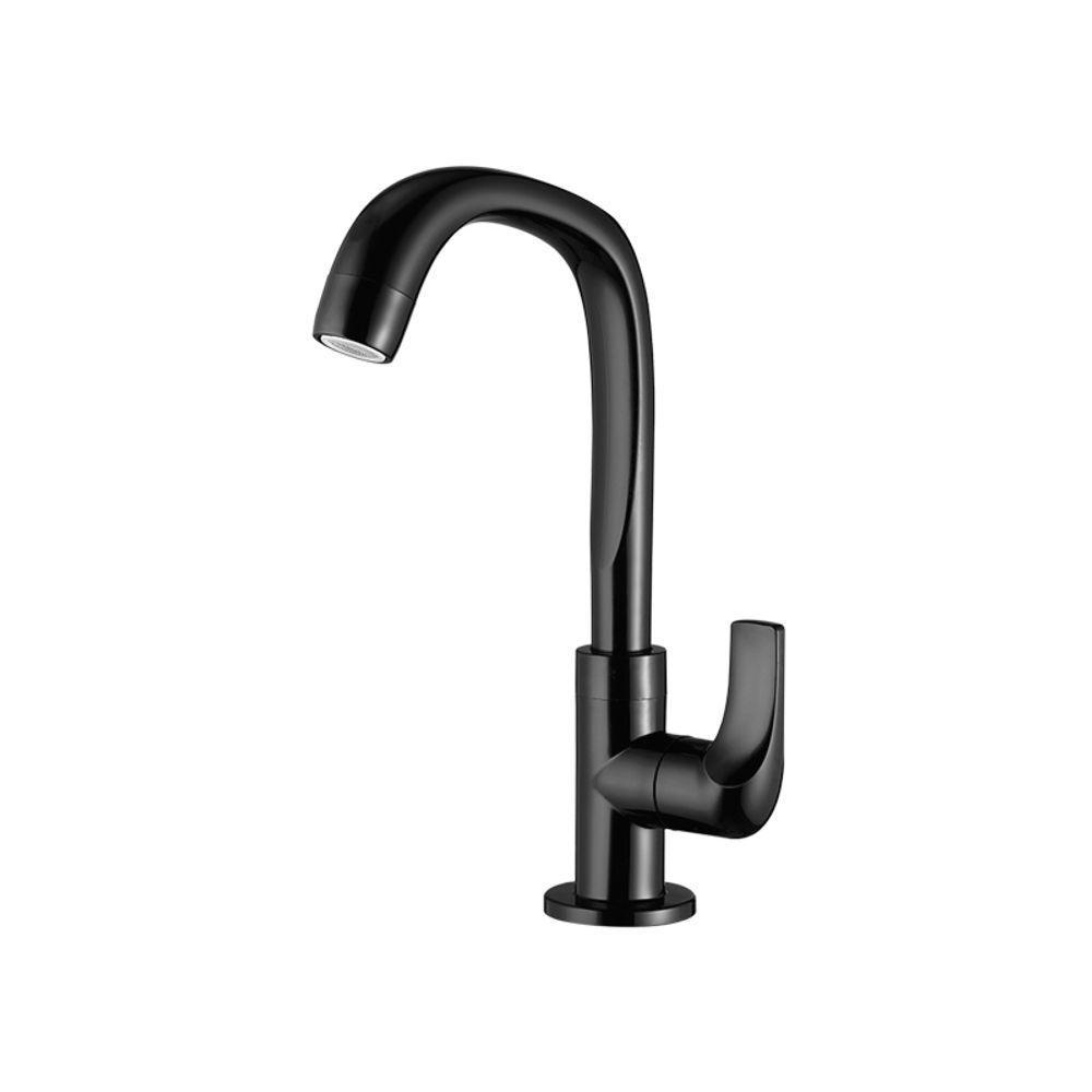 Torneira Plástica Lorenzetti Fitt 1195 F61 De Bancada Preta - 1