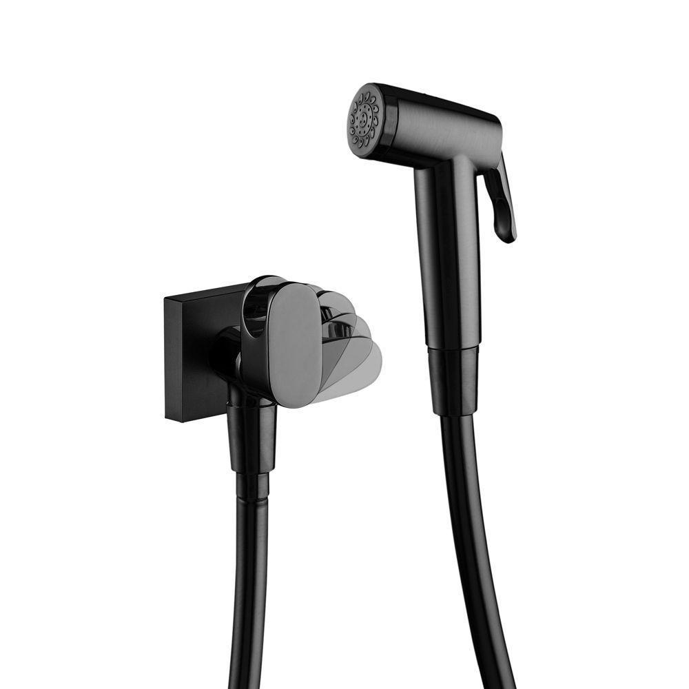 Ducha Higiênica Lorenzetti Loft Square 1984 B83 Com Registro Preta - 2