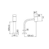 Torneira Lorenzetti Lorencode 1194 B55 De Bancada Preta - 3