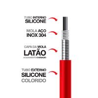 Torneira Lorenzetti Lorenflex 1178 G27 Com Bica Flexível De Parede Cinza Cinza - 3