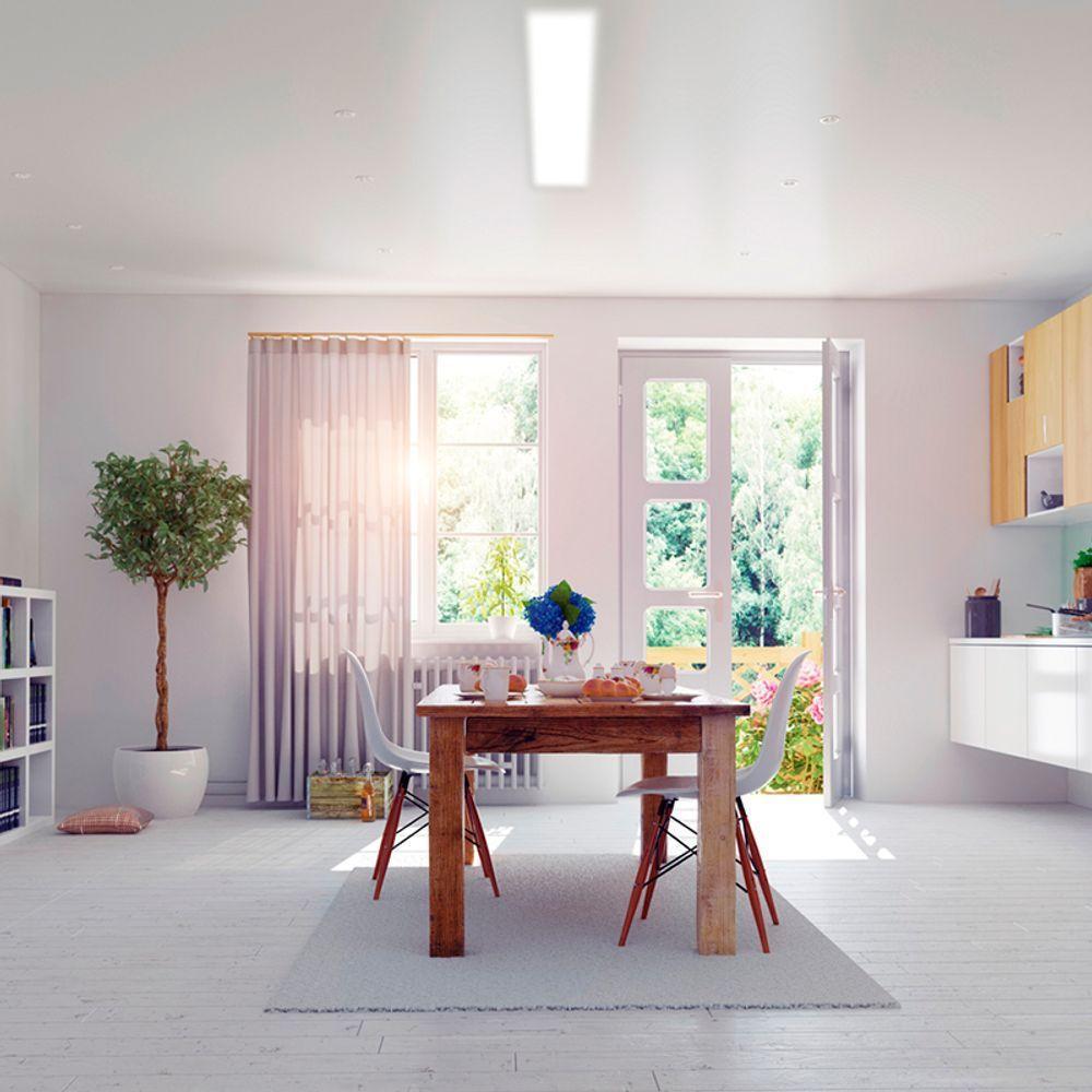 Luminária Led Taschibra Tl Slim 10 De Sobrepor 20w Bivolt 4000k Luz Neutra - 1