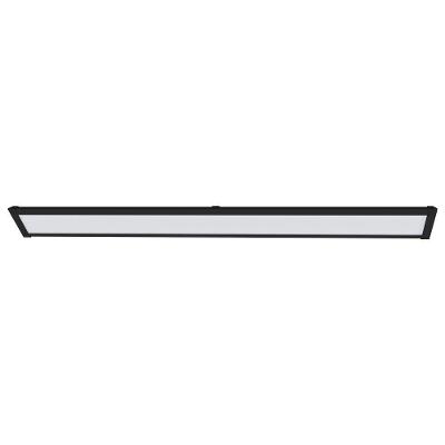Luminária Led Taschibra Tl Slim 25 De Sobrepor 52w Bivolt Preto 6500k Luz Branca
