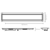 Luminária Led Taschibra Tl Slim 10 De Embutir 20w Bivolt 4000k Luz Neutra - 2
