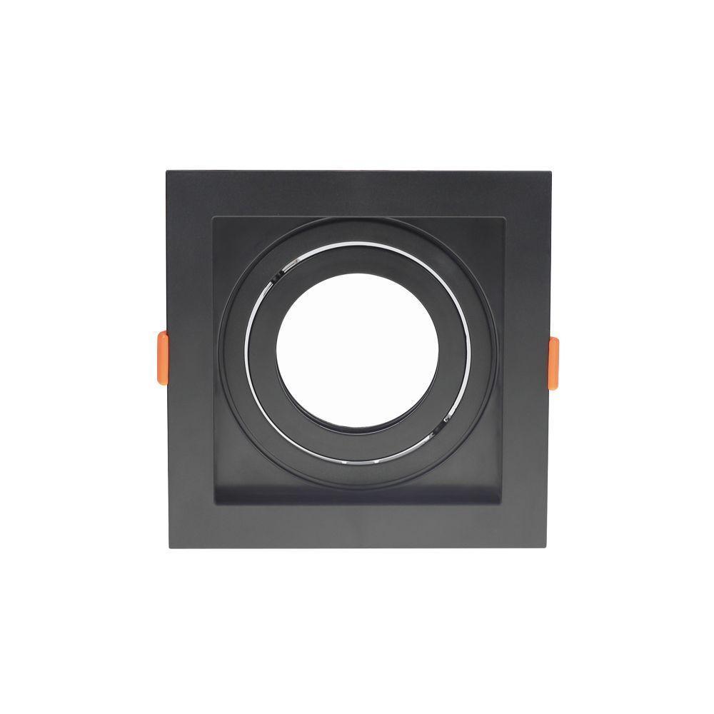 Spot De Embutir Recuado Nordecor Flea Para 1 Lâmpada Par 30 Quadrado - 1