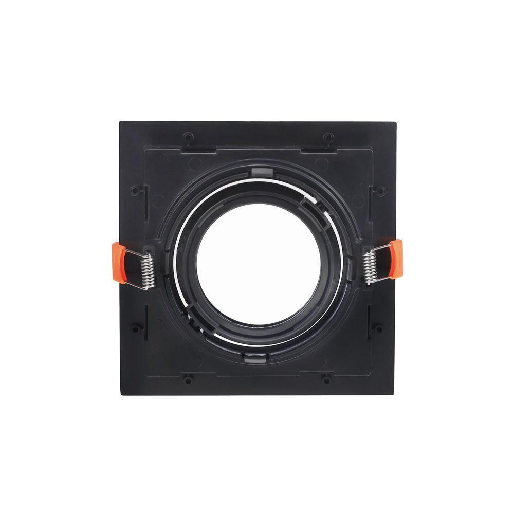 Spot De Embutir Recuado Nordecor Flea Para 1 Lâmpada Par 30 Quadrado - 2