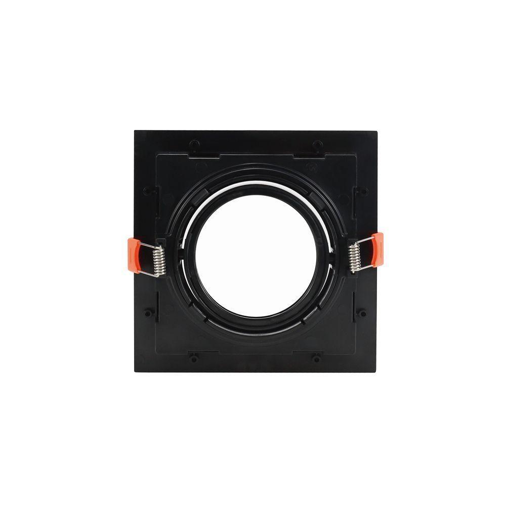 Spot De Embutir Recuado Nordecor Flea Para 1 Lâmpada Ar70 Quadrado - 2