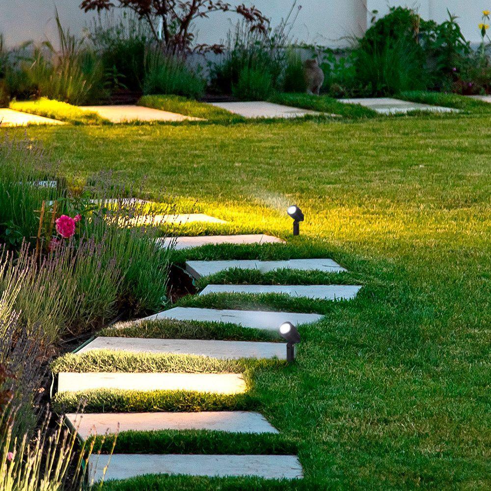 Espeto Para Jardim Germany Clear Led 6w Bivolt Preto 6500k Luz Branca - 2