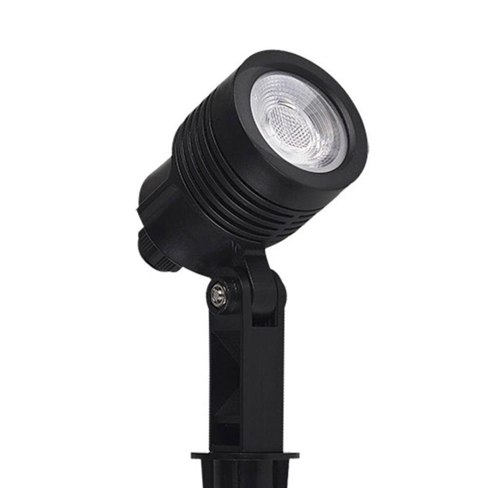 Espeto Para Jardim Germany Clear Led 3w Bivolt Preto 6500k Luz Branca - 2