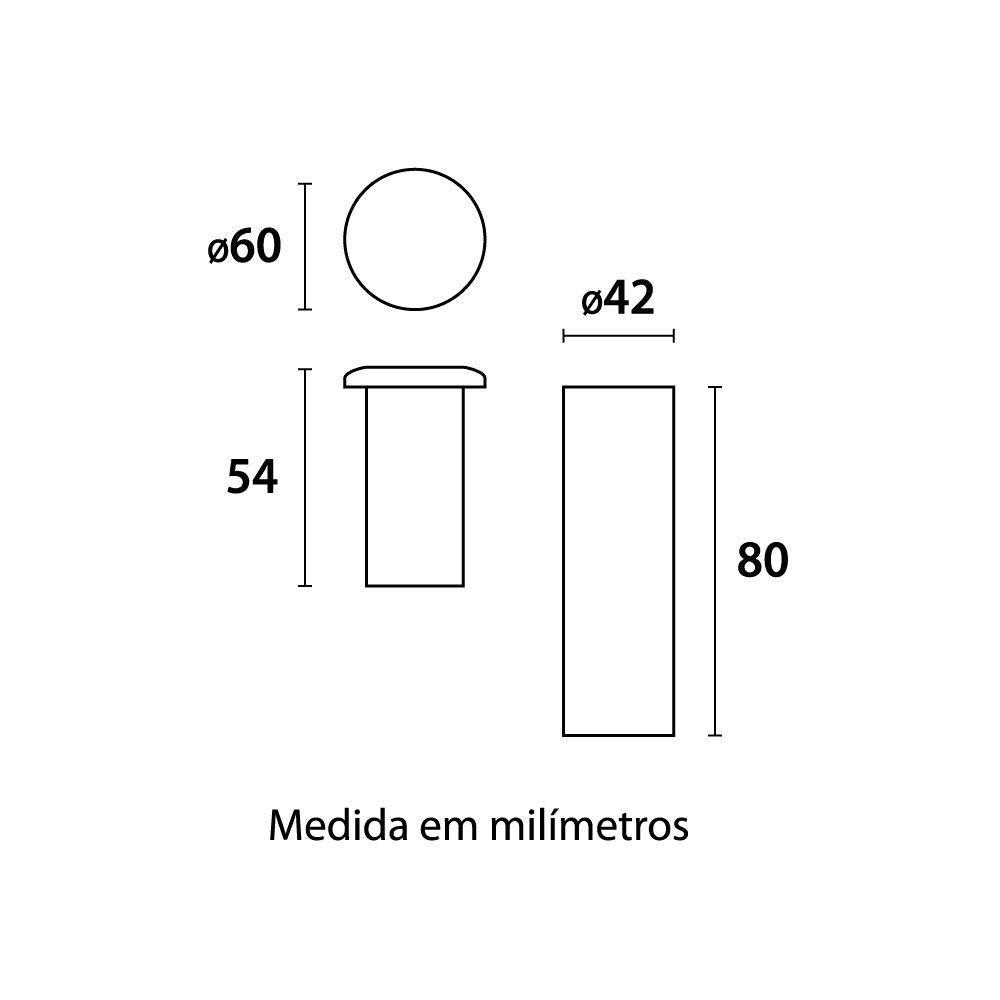 Embutido De Solo Germany Open Led 1w Bivolt 3000k Luz Amarela - 3