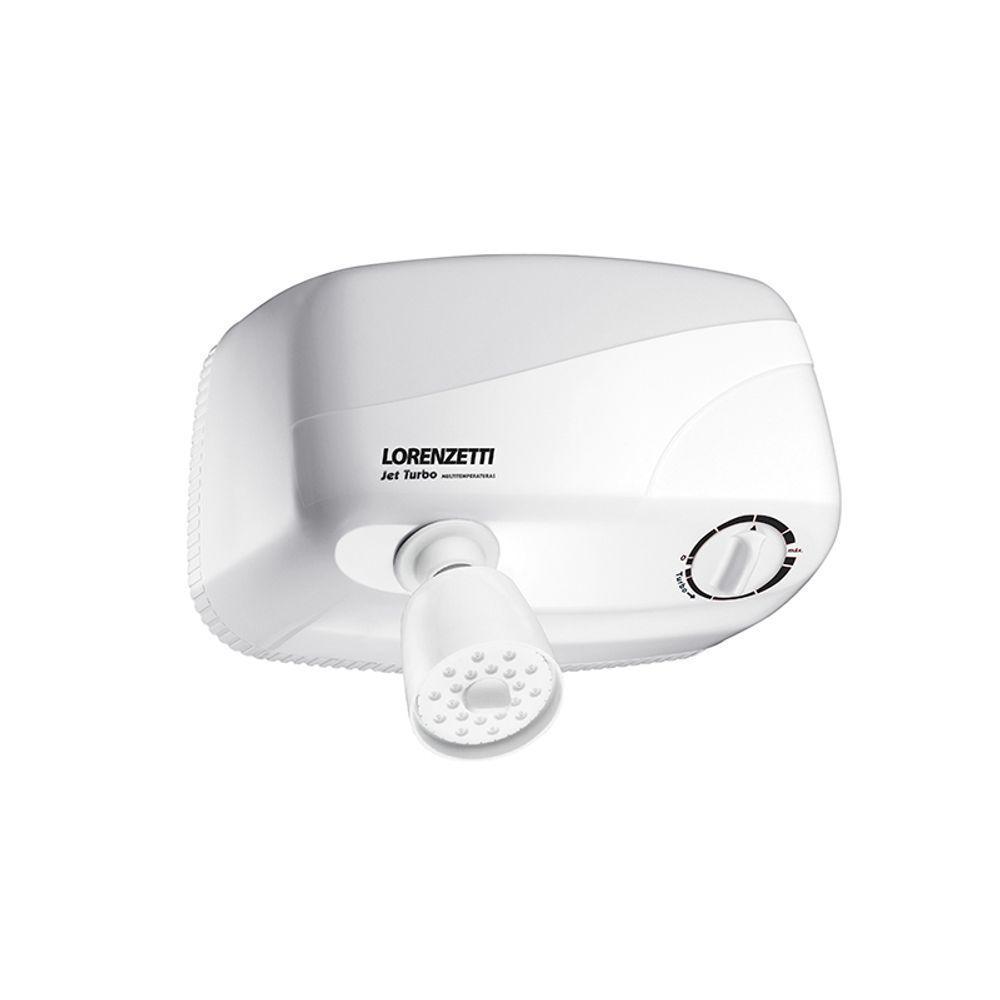 Chuveiro Lorenzetti Jet Turbo Multitemperaturas Branco 220v - 1
