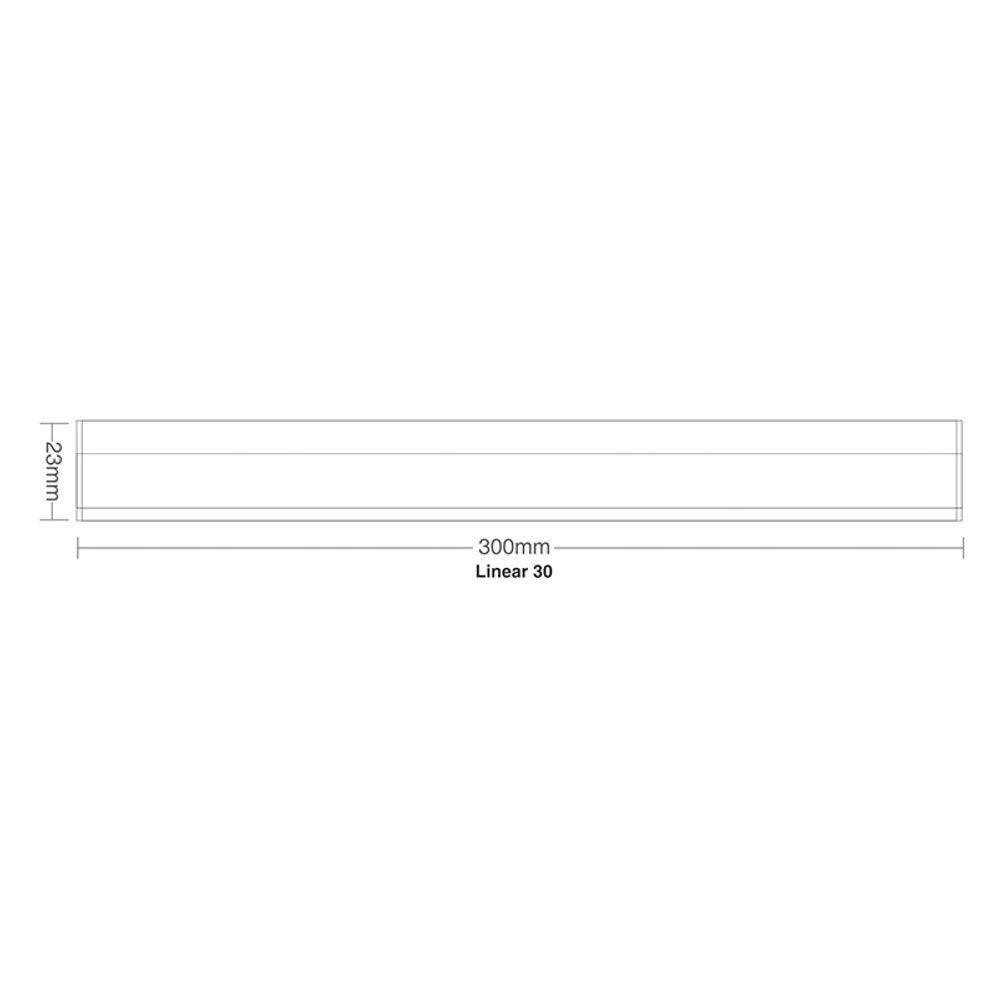 Luminária Led Taschibra Linear 30 4w Bivolt 6500k Luz Branca - 4