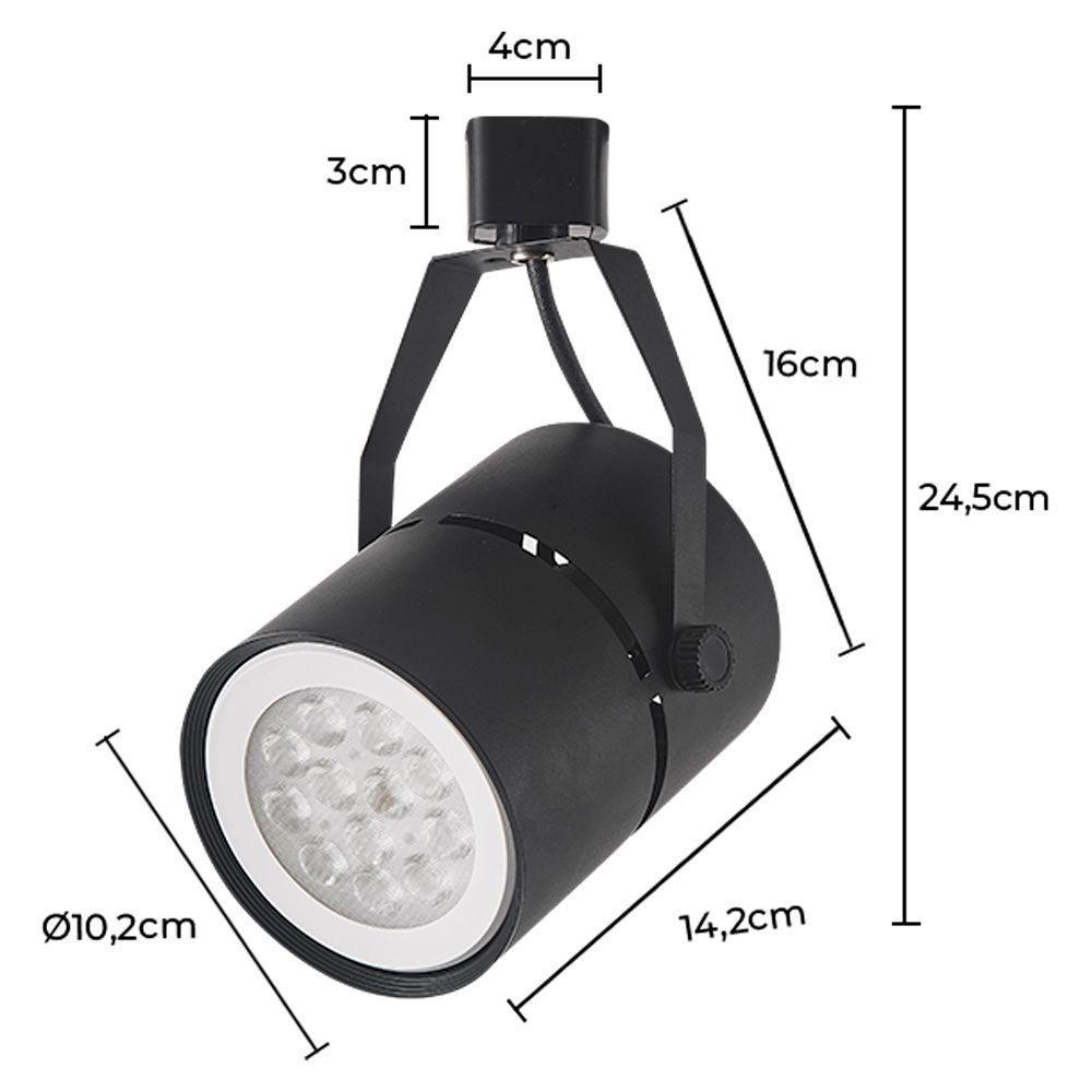 Spot Direcionável Para Trilho Nordecor Classic Par 30 E27 Bivolt - 2