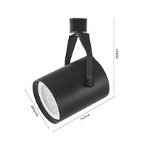 Spot Direcionável Para Trilho Nordecor Lille Par 30 E27 Bivolt - 3