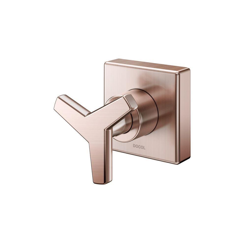 Acabamento Para Registro Docol City 877569 Para Base Deca 1-2", 3-4" E 1" Cobre Escovado - 1