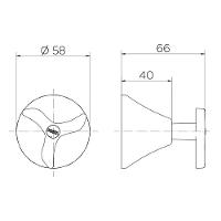 Acabamento Para Registro Docol Nova Pertutti 904006 Docolbase 1-2", 3-4" E 1" Cromado - 2