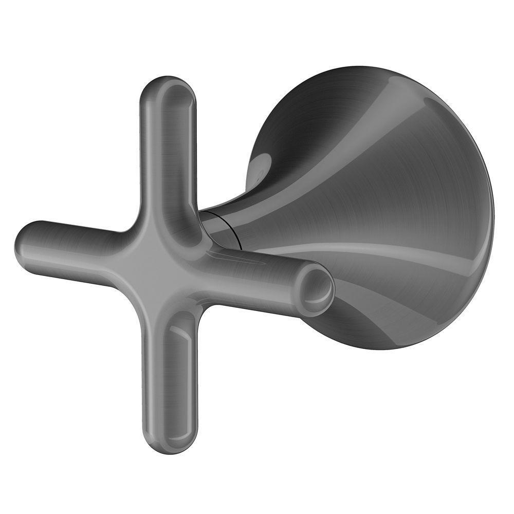 Acabamento Para Registro Docol Liss 921270 Docolbase 1-2", 3-4" E 1" Grafite Escovado - 2