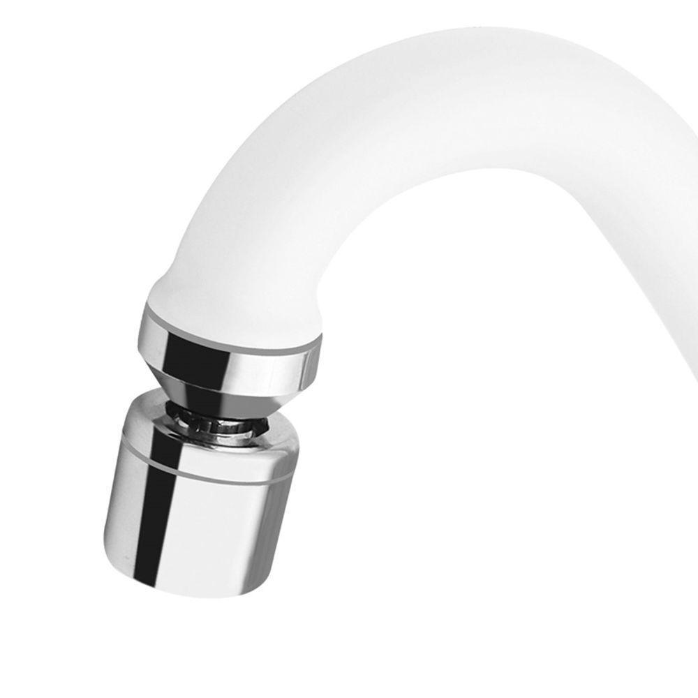 Torneira Elétrica Fame Bica Alta 3 Temperaturas De Parede Branca 127v - 4