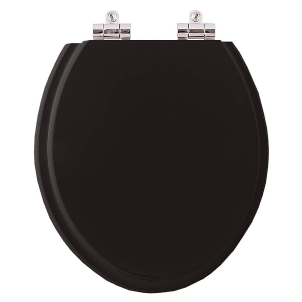 Assento Sanitário Soft Close Fiori Preto Para Vaso Fiori - 1