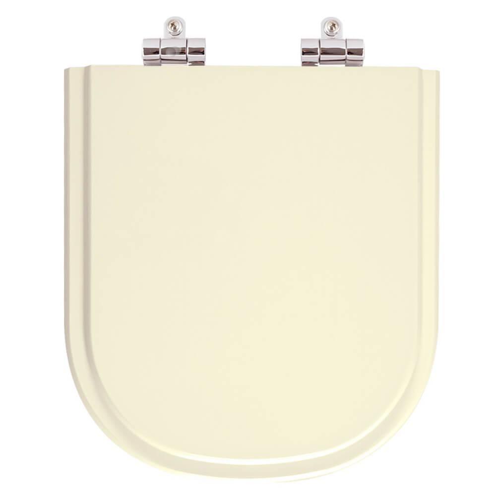 Assento Sanitário Soft Close Flox Marfim Para Vaso Fiori - 1