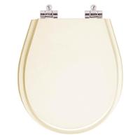 Assento Sanitário Fechamento Lento Bege Claro Vaso Eternit - 1