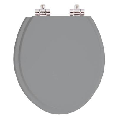 Assento Sanitário Soft Close Cinza Escuro Para Vaso Fiori