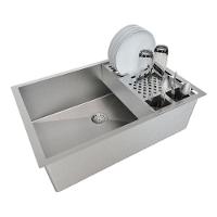 Conj.Cuba 60X40 Inox 304 Calha Escorredor Aço - 1