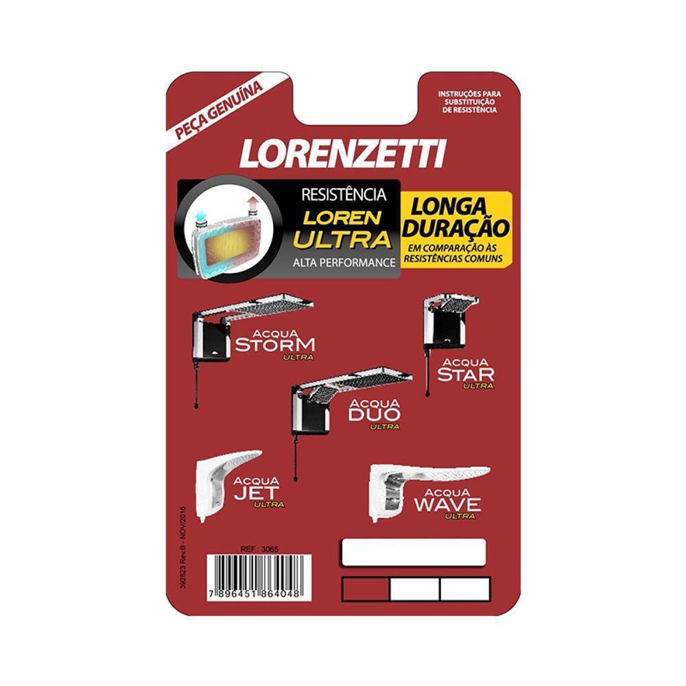 Resistência Lorenzetti 3065 5500w 127v Loren Ultra - 1