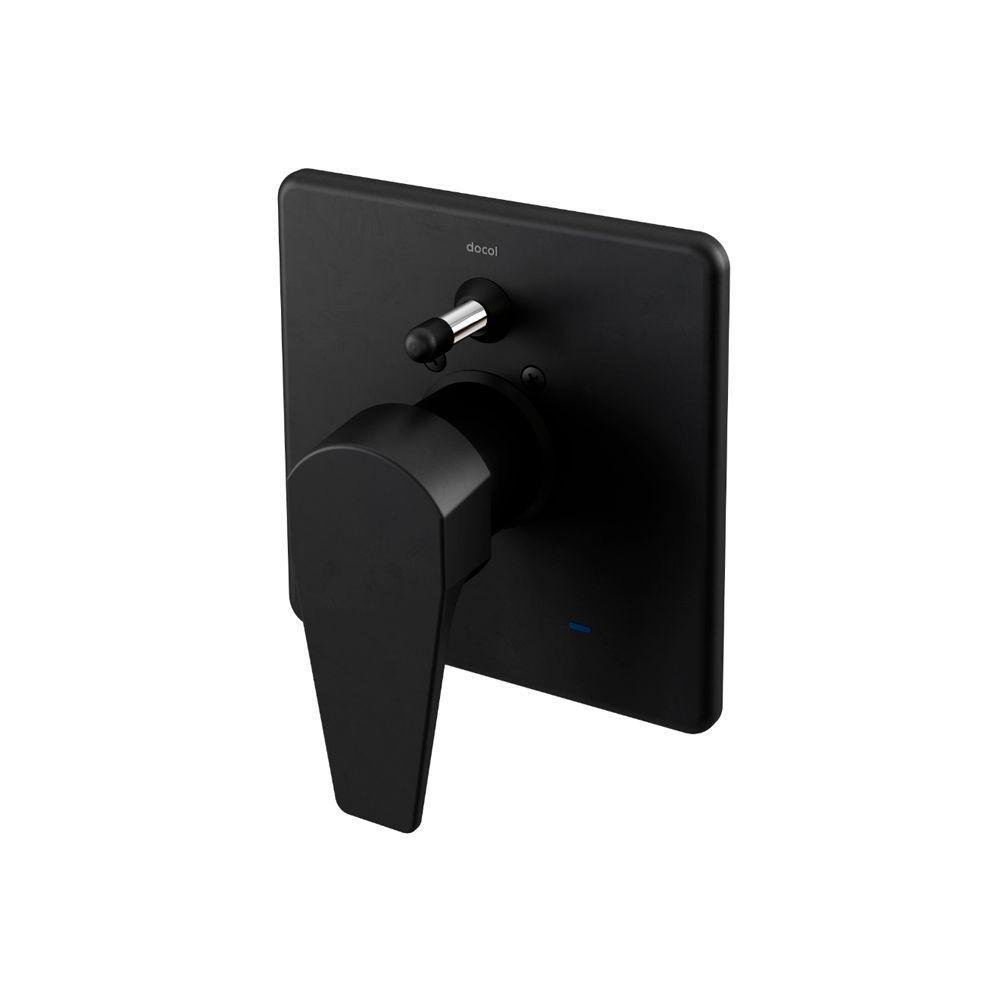 Acabamento Monocomando Para Banheira E Chuveiro Docol Lift 8057ce 1-2" ônix - 1