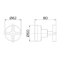 Acabamento Para Registro Docol Invicta 723306 Para Base Deca 1-2", 3-4" E 1" Cromado - 3