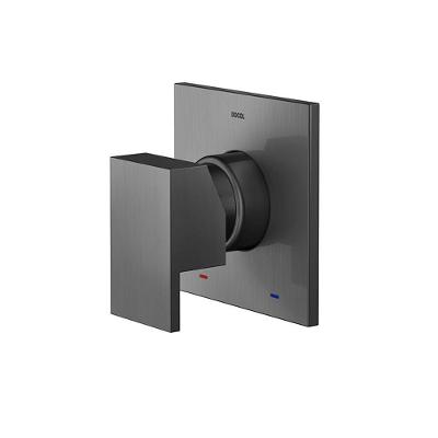 Acabamento Monocomando Para Chuveiro E Ducha Higiênica Docol New Edge 926070 1-2" Grafite Escovado