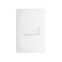 Interruptor Simples Fame Habitat Com Placa 4x2 Branco - 1