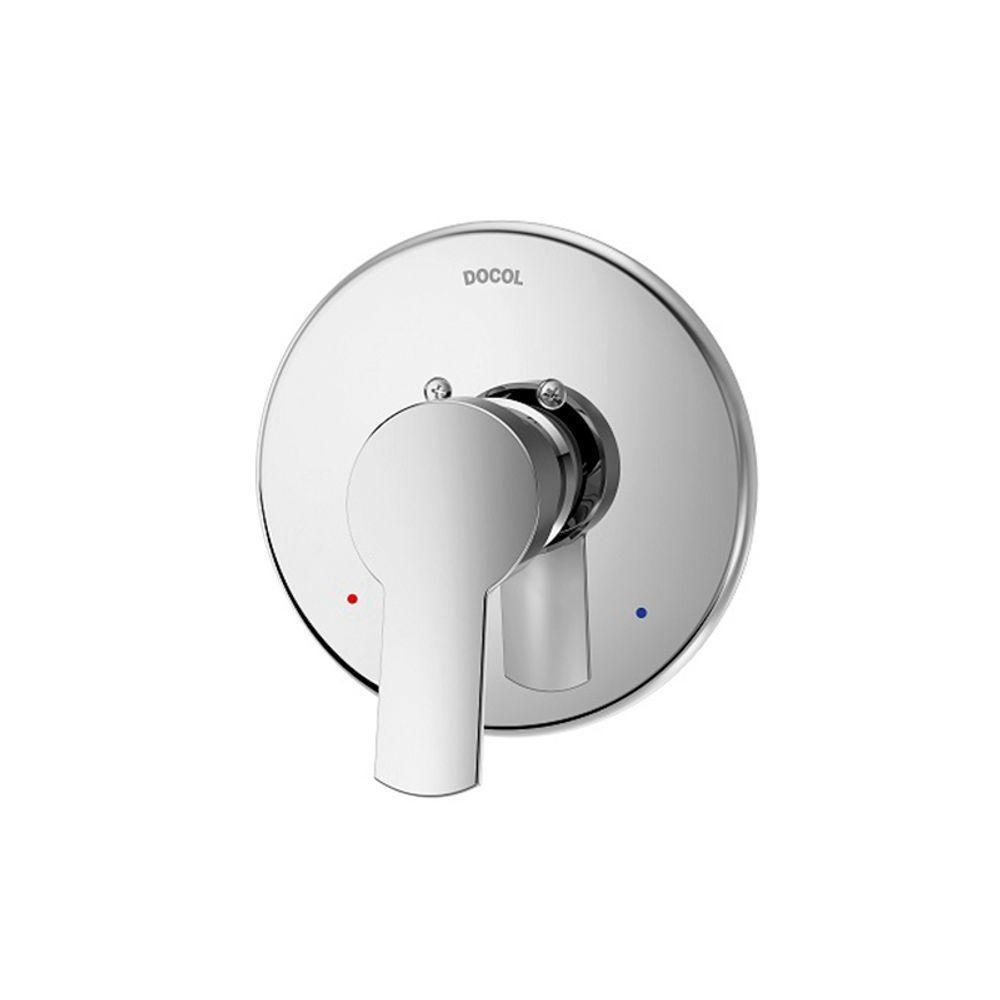 Acabamento Monocomando Para Chuveiro E Ducha Higiênica Docol Chess 935006 1-2" Cromado - 1