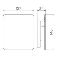 Acabamento Para Válvula De Descarga Docol Flat 931730 Cobre Polido - 3