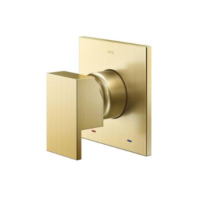 Acabamento Monocomando Para Chuveiro Docol New Edge 925972 3-4" Ouro Escovado