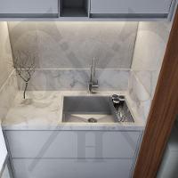 Kit Cuba 70X40 Escovada Canal Escorredor 42,5,5Cm